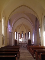 L'intérieur de l'église de Robehomme - 2013